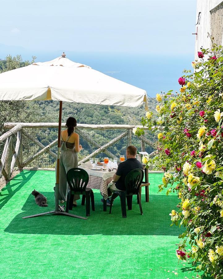 Willa Agriturismo Le Grottelle SantʼAgata sui Due Golfi Zewnętrze zdjęcie